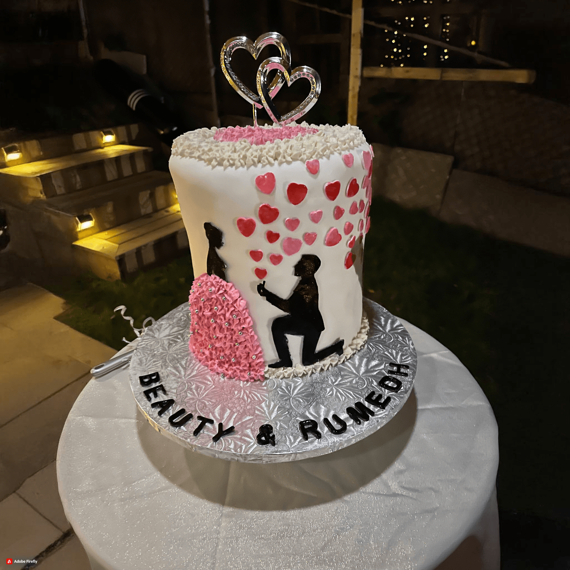 Proposal Cake